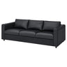 VIMLE 3-seat sofa, Grann/Bomstad black, 241 cm
