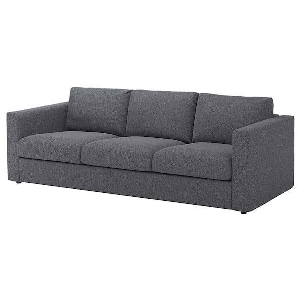 VIMLE 3 seater sofa - Gunnared smoke grey , - best price from Maltashopper.com 79399030