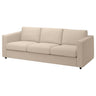VIMLE 3-seat sofa, Hallarp beige, 241 cm