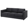VIMLE 3-seat sofa, Hillared anthracite, 241 cm