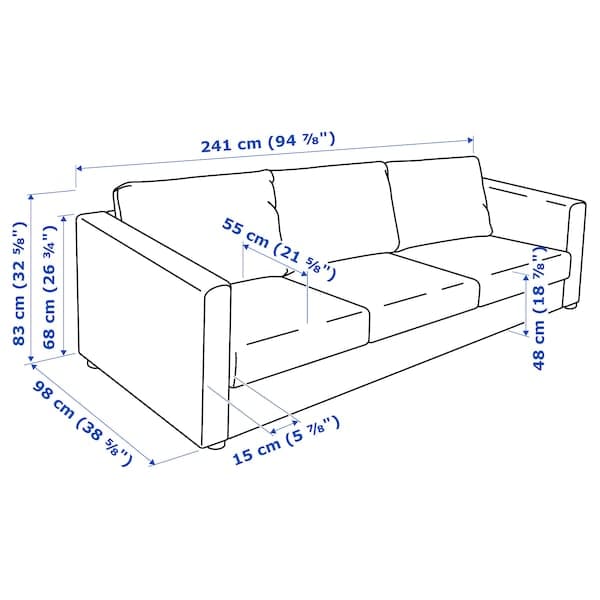 VIMLE - 3-seater sofa , - Premium Sofas from Ikea - Just €778.99! Shop now at Maltashopper.com