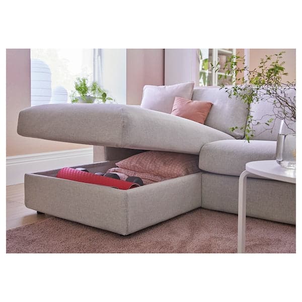 VIMLE - 4-seater sofa with chaise-longue