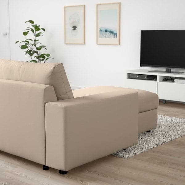 VIMLE - 4-seater sofa with chaise-longue , - best price from Maltashopper.com 69401769