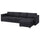 VIMLE - 4-seater sofa with chaise-longue/Hillared anthracite ,