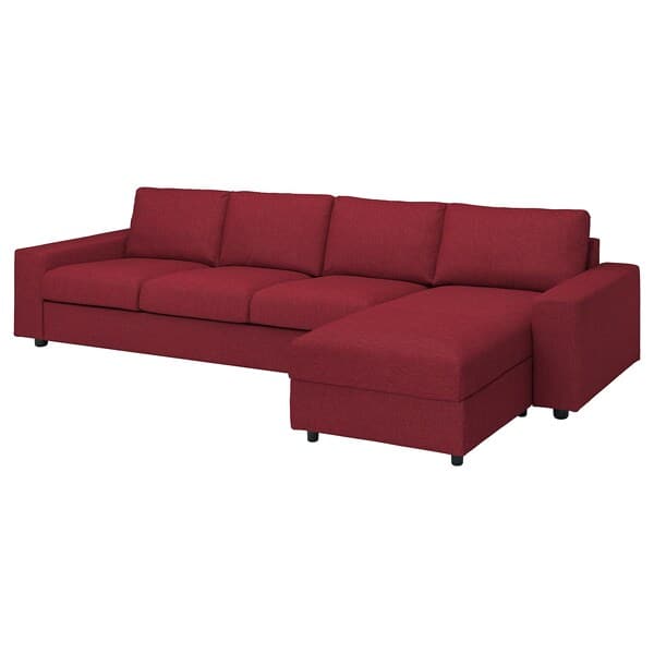 VIMLE - 4-seater sofa with chaise-longue , - best price from Maltashopper.com 09432815