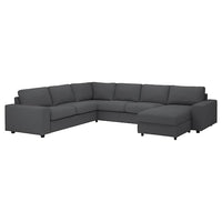 VIMLE - 5 seater angol sofa/chaise-longue , - best price from Maltashopper.com 59401821