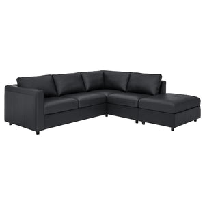 VIMLE 4-seater corner sofa - with open terminal/Grann/Bomstad black , - best price from Maltashopper.com 89306728