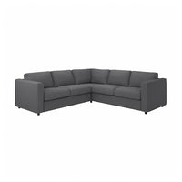VIMLE Corner 4 seater sofa - Hallarp grey , - best price from Maltashopper.com 19399504