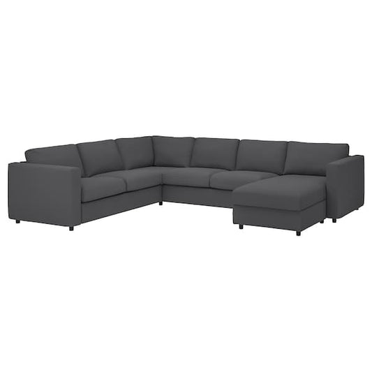 VIMLE - 5-seater corner sofa , - best price from Maltashopper.com 79399676