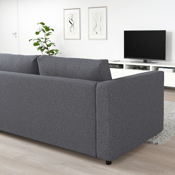 VIMLE - Corner 5-seat sofa, Gunnared Smoke Grey - best price from Maltashopper.com 59399578
