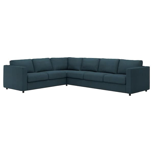 Ikea VIMLE - 5 seater corner sofa, Hillared dark blue ,
