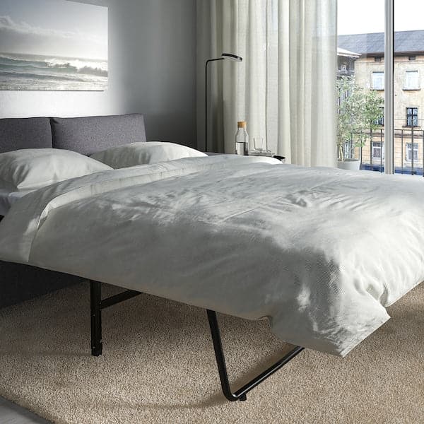 Ikea VIMLE - 2-seater sofa bed, with wide armrests/Gunnared smoky grey ,