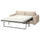 VIMLE - 2-seater sofa bed, with wide armrests/Hallarp beige ,