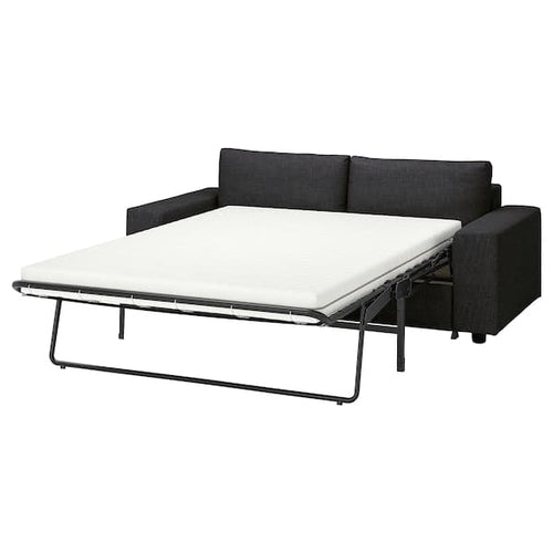 VIMLE - 2-seater sofa bed, with wide armrests/Hillared anthracite ,