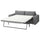 VIMLE 2-seat sofa-bed, with wide armrests/Lejde grey/black
