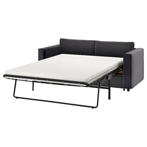 VIMLE - 2-seater sofa bed, Djuparp dark grey ,