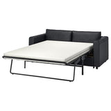 VIMLE 2-seat sofa-bed, Grann/Bomstad black, 190 cm