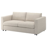 VIMLE 2-seat sofa-bed, Gunnared beige, 190 cm