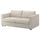 VIMLE - 2-seater sofa bed, Gunnared beige ,