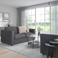 VIMLE - 2-seater sofa bed, Hallarp grey , - best price from Maltashopper.com 09537030