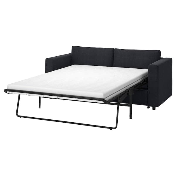 VIMLE - 2-seater sofa bed, Saxemara blue-black , - best price from Maltashopper.com 59537184