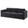 VIMLE 3-seat sofa-bed, Djuparp dark grey, 200x140 cm