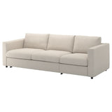 VIMLE 3-seat sofa-bed, Gunnared beige, 261 cm
