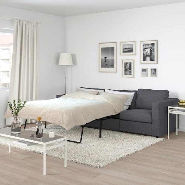 Ikea VIMLE - 3-seater sofa bed, Gunnared smoke grey ,