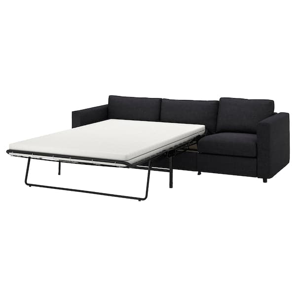 VIMLE - 3-seater sofa bed, Hillared anthracite , - best price from Maltashopper.com 59536976