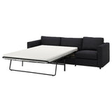 VIMLE 3-seat sofa-bed, Hillared anthracite, 261 cm