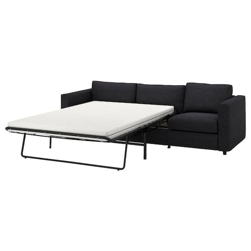 VIMLE - 3-seater sofa bed, Hillared anthracite