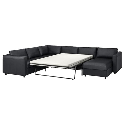 VIMLE - 5-seater sofa bed/chaise-lon ,