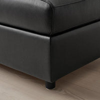 VIMLE - 5 seater corner sofa bed with chaise-longue/Djuparp dark grey , - best price from Maltashopper.com 69537249