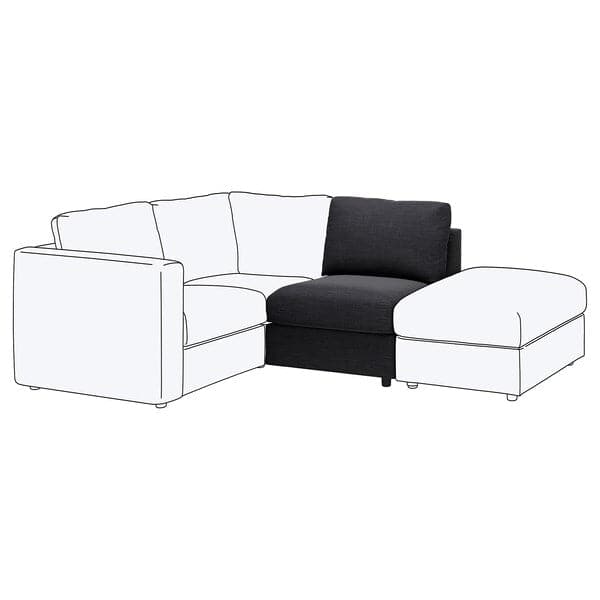 Ikea VIMLE - 1-seater element, Hillared anthracite ,