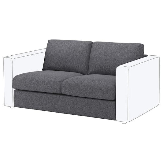 Ikea VIMLE 2-seater element - Gunnared smoke grey ,