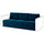 VIMLE 3-seat section, Djuparp dark green-blue, 211x4x98 cm