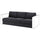 VIMLE 3-seat section, Hillared anthracite, 211x4x98 cm