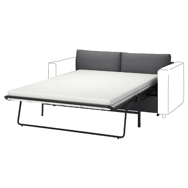 Ikea VIMLE - 2-seater bed element, Hallarp grey ,