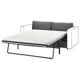 VIMLE 2-seat sofa-bed section, Lejde grey/black, 160 cm