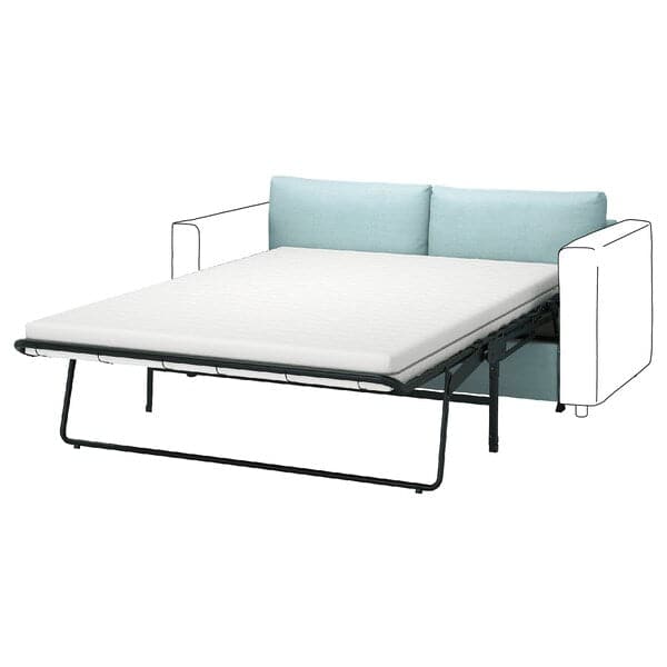 VIMLE - 2-seater bed element, Saxemara light blue , - best price from Maltashopper.com 79537239