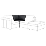 VIMLE corner section, Grann/Bomstad black, 93x83x93 cm