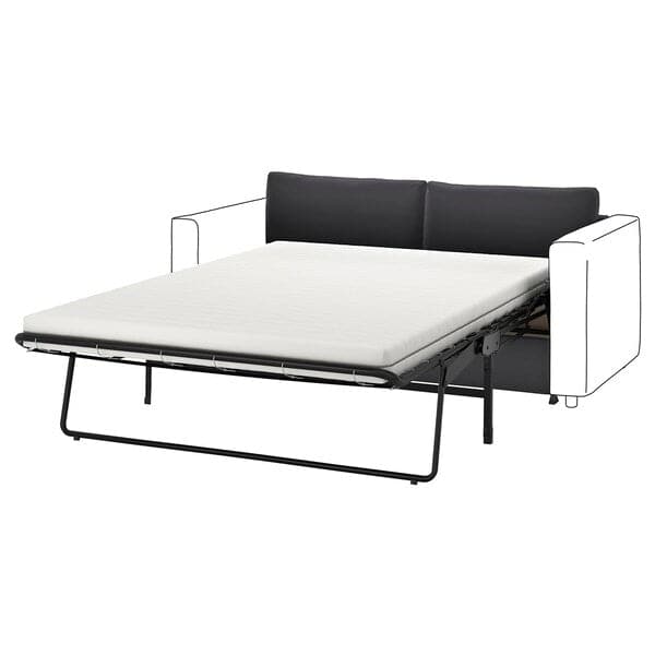 Ikea VIMLE - 2-seater sofa/bedding cover, Djuparp dark grey ,