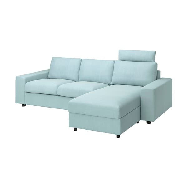 VIMLE - Fodera divano 3 posti/chaise-longue