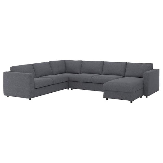 Ikea VIMLE - Sofa Cover Let Ang 5pos/chaise-l ,