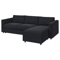 VIMLE - Sofa Bed Cover 3-seater/chaise-l , - best price from Maltashopper.com 39399367