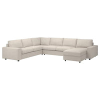 VIMLE - 5-seater corner sofa bed cover , - best price from Maltashopper.com 19424297