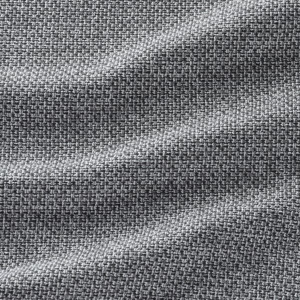 VIMLE - 5-seater corner sofa bed cover, with chaise-longue/Lejde grey/black , - best price from Maltashopper.com 39434460