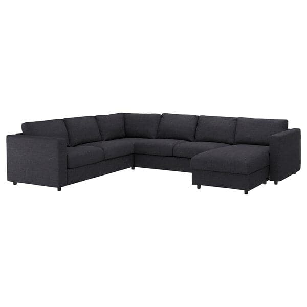 VIMLE - 5-seater corner sofa bed cover , - best price from Maltashopper.com 69434331