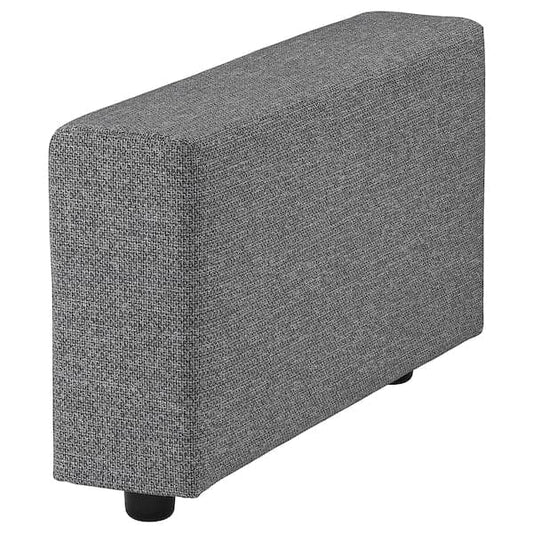 Ikea VIMLE - Armrest cover, wide/Lejde grey/black ,