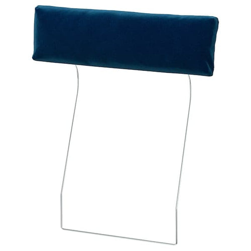 VIMLE - Headrest cushion cover, Djuparp green-blue ,